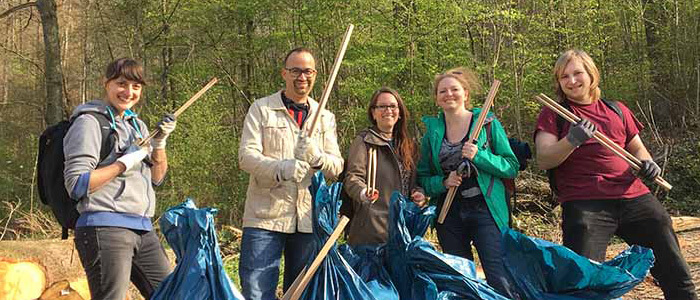 Cleaning Up Stuttgart's Forest Trails