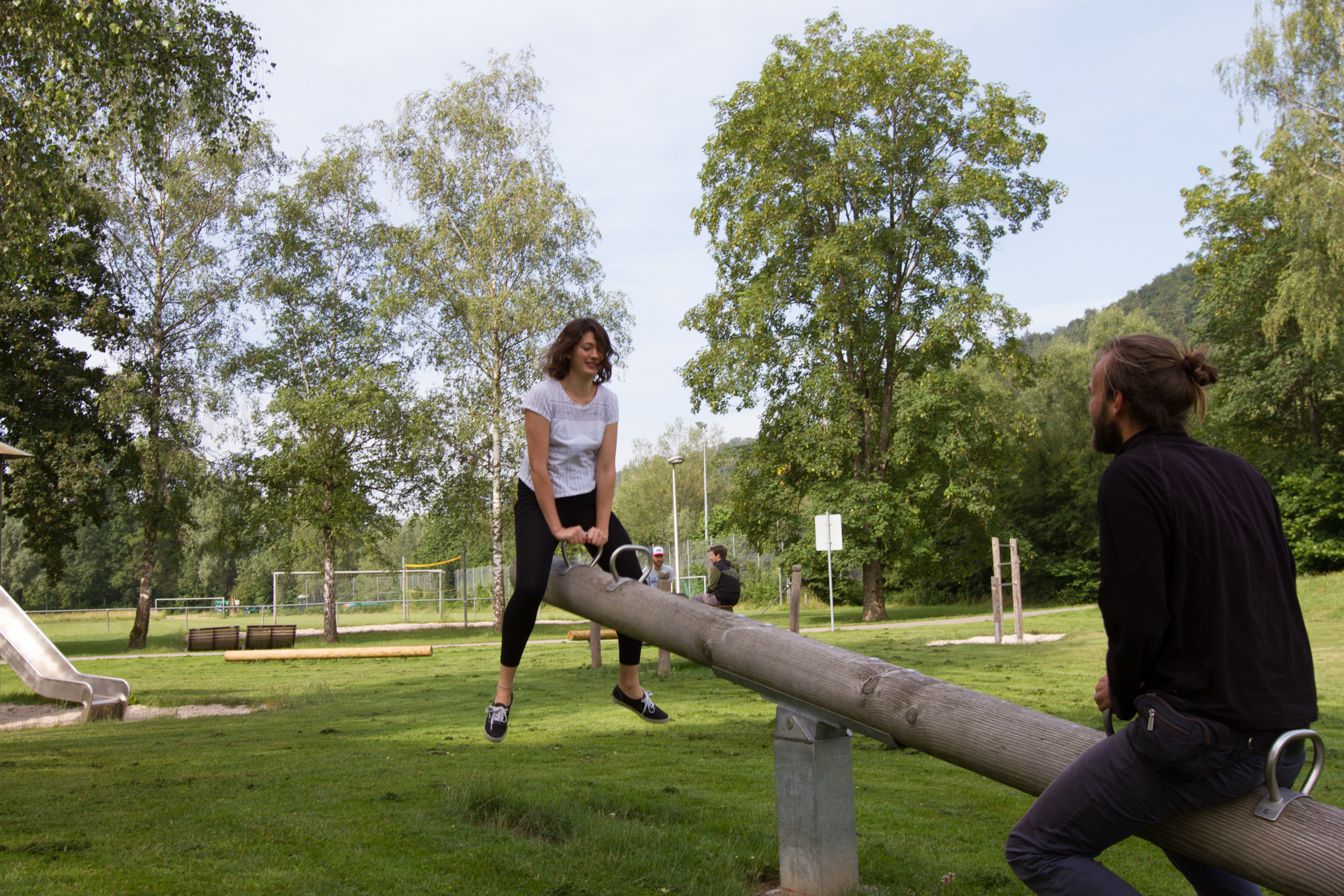 ...and fun at the playground.