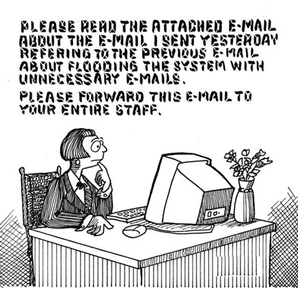 Emails are not very efficient when communicating with team members and techcomm contributors.