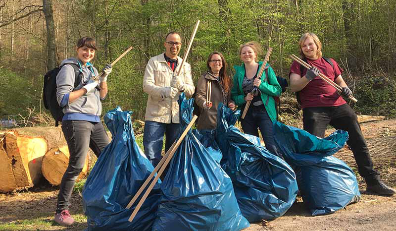 Result of our forest clean-up activity