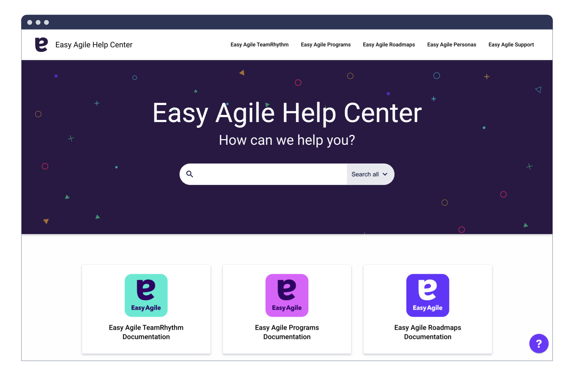 The Easy Agile Help Center