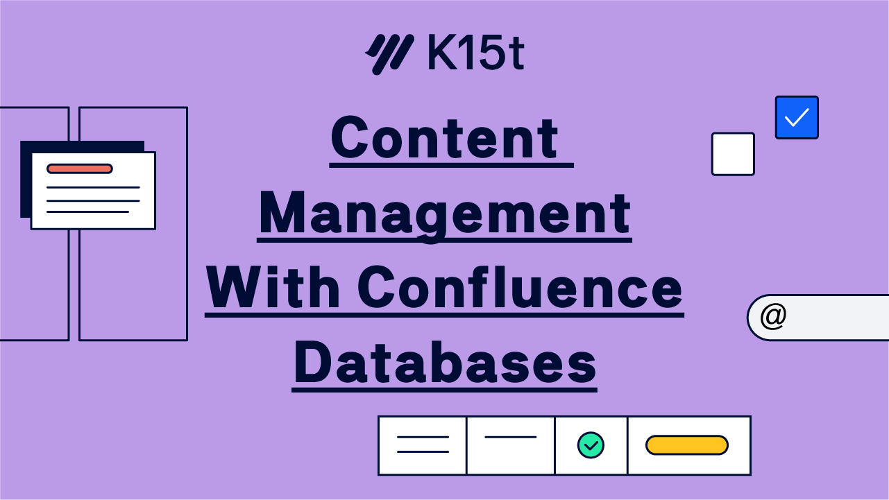 Content Management with Confluence Databases