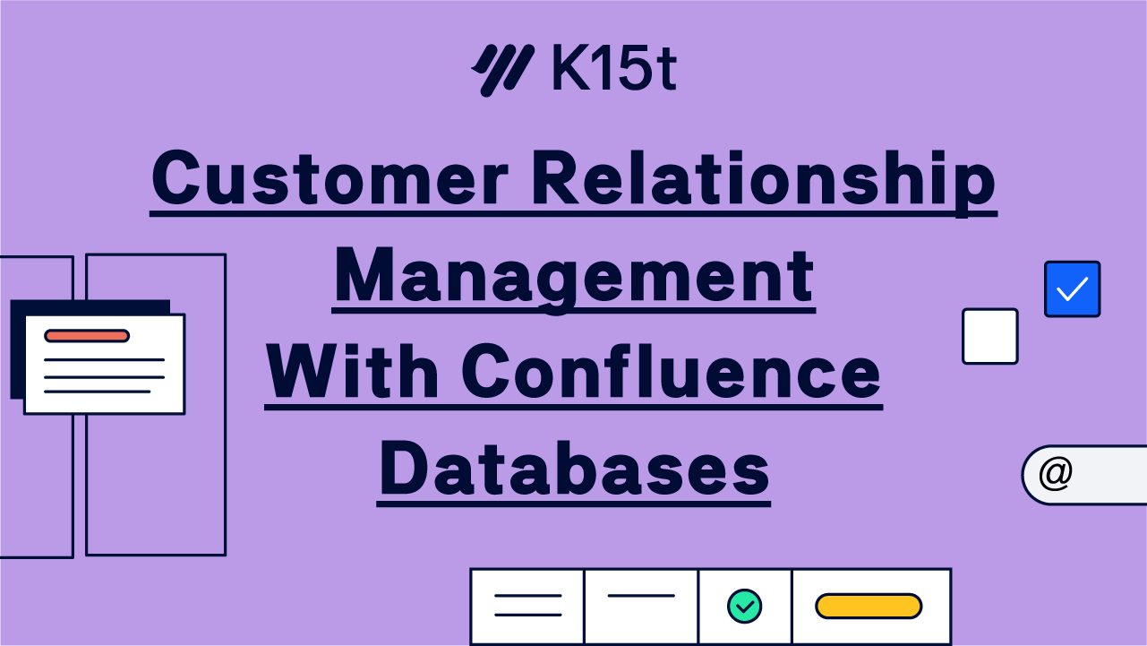 Customer Relationship Management CRM with Confluence Databases
