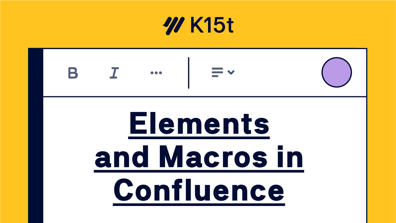 Elements & Macros in Confluence Cloud