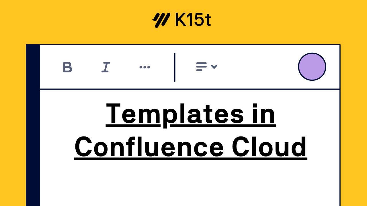 Templates in Confluence Cloud